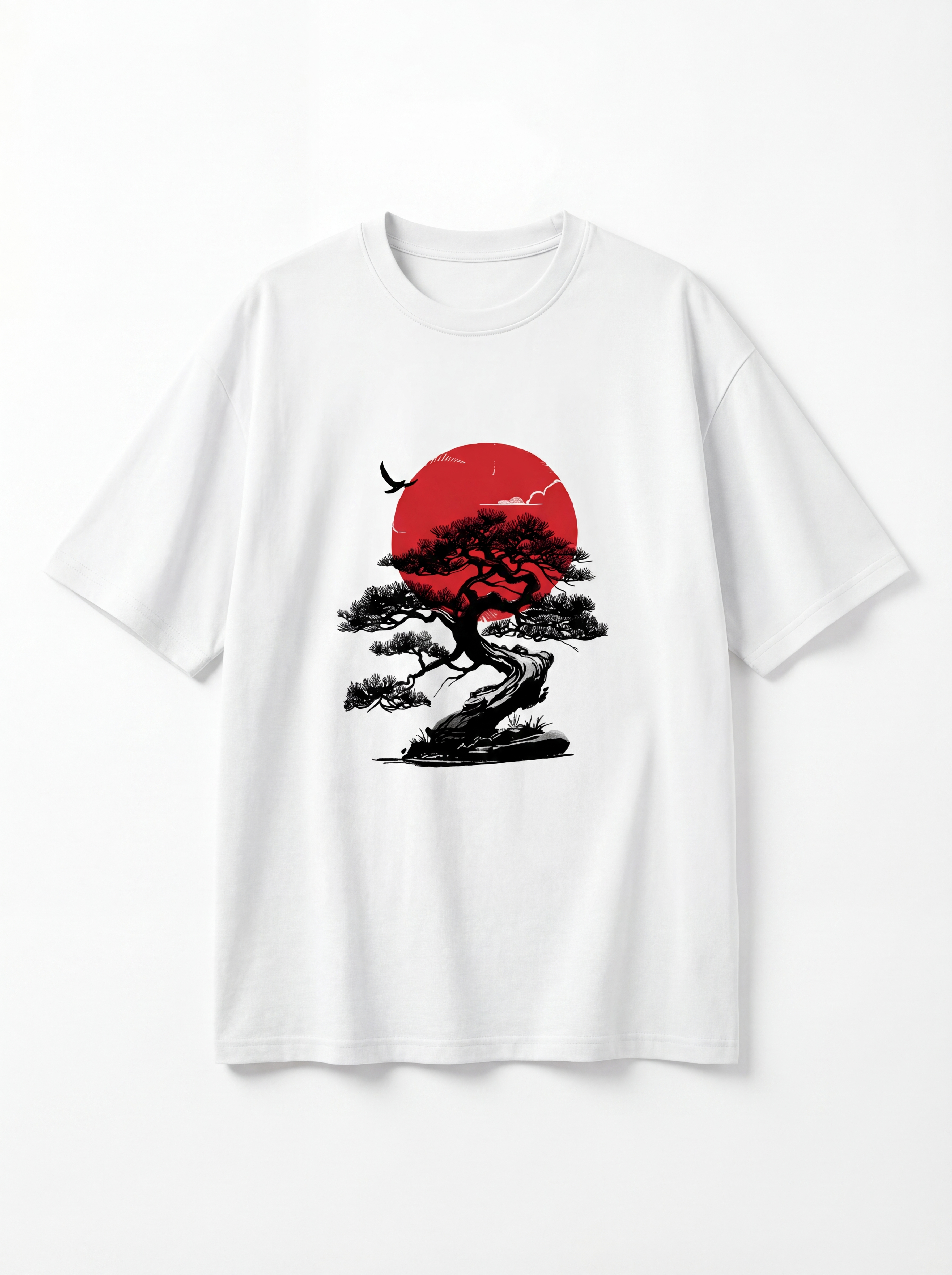 Embroidered Peace Oversized Tee